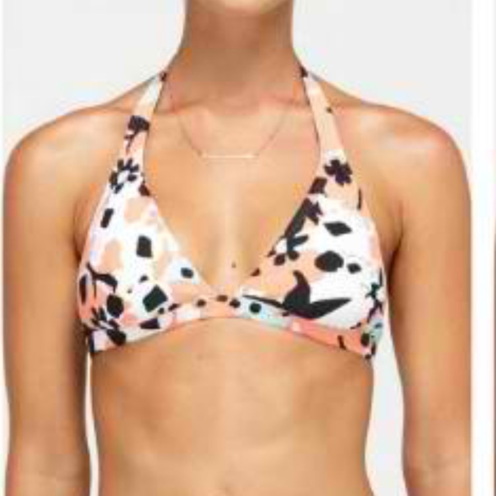 DVF X Roxy Floral Bikini Top S Diane Von Furstenberg